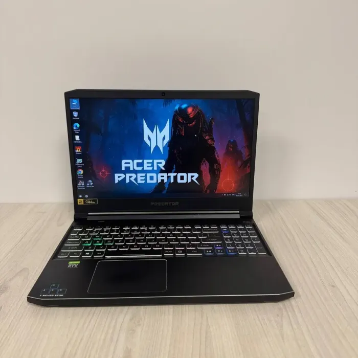 Ігровий ноутбук Б-клас Acer Predator Helios 300 PH315-53 / 15.6" (1920x1080) IPS / Intel Core i5-10300H (4 (8) ядра по 2.5 - 4.5 GHz) / 16 GB DDR4 / 512 GB SSD NVMe / nVidia GeForce RTX 2060, 6 GB GDDR6, 192-bit / WebCam б/в - зображення 2