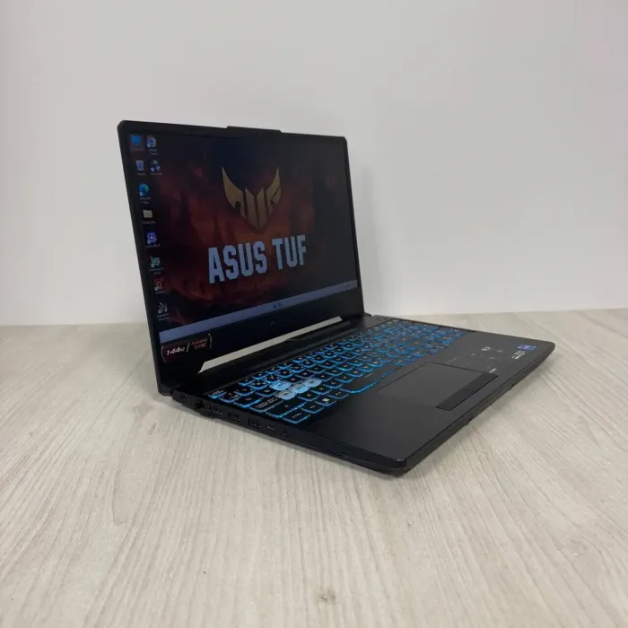 Ігровий ноутбук Asus TUF Gaming F15 FX506HCB / 15,6" (1920x1080) IPS / Intel Core i5-11400H (6 (12) ядер по 4,5 ГГц) / 16 ГБ DDR4 / 512 ГБ SSD M.2 NVMe / nVidia GeForce RTX 3050, 4 ГБ GDDR6, 128-біт / Без веб-камери б/в - зображення 6