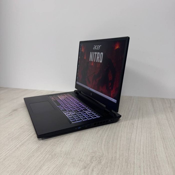 Ігровий ноутбук Б-класу Acer Nitro 17 AN17-51 / 17,3" (2560x1440) IPS / Intel Core i7-13700H (14 (20) ядер по 3,7 - 5,0 ГГц) / 16 ГБ DDR5 / 1000 ГБ SSD NVMe / nVidia GeForce RTX 4060, 8 ГБ GDDR6, 128-bit / WebCam б/в - изображение 5