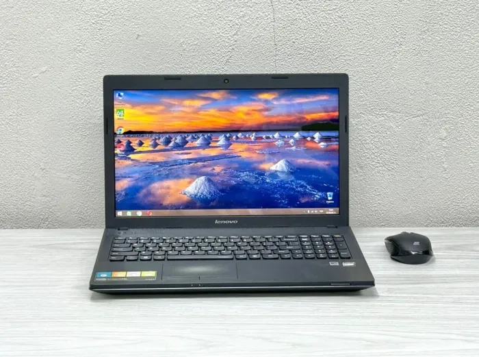 Ноутбук Б-клас Lenovo G505 / 15.6" (1366x768) TN / AMD E1-2100 (2 ядра по 1.0 GHz) / 8 GB DDR3 / 120 GB SSD / AMD Radeon HD 8210 Graphics / WebCam / DVD-RW б/в - зображення 2