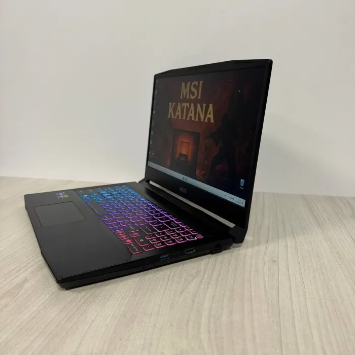 Ігровий ноутбук Б-класу MSI Katana 15 B12VGK / 15.6" (1920x1080) IPS / Intel Core i7-12650H (10 (16) ядер по 3,5 - 4,7 ГГц) / 16 ГБ DDR5 / 1000 ГБ SSD NVMe / nVidia GeForce RTX 4070, 8 ГБ GDDR6, 128-bit / WebCam б/в - зображення 5