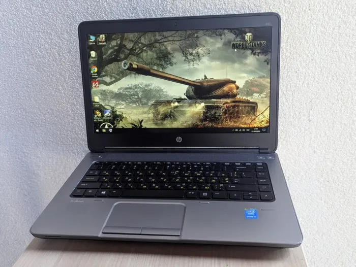 Ноутбук HP ProBook 640 G1 / 14" (1920x1080) TN / Intel Core i7-4702MQ (4 (8) ядра по 2.2 - 3.2 GHz) / 16 GB DDR3 / 256 GB SSD / Intel HD Graphic 4600 / WebCam / DVD-ROM б/в - зображення 2