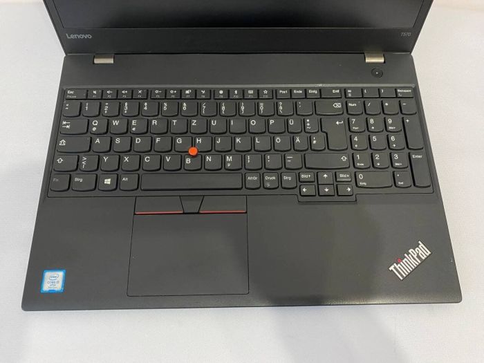 Ультрабук Б-клас Lenovo ThinkPad T570 / 15.6" (1920x1080) IPS / Intel Core i5-7300U (2 (4) ядра по 2.6 - 3.5 GHz) / 8 GB DDR4 / 240 GB SSD / Intel HD Graphics 620 / WebCam б/в - зображення 5