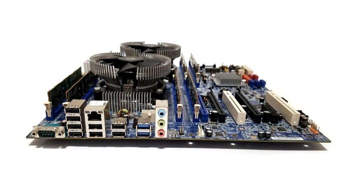 Комплект: Материнська плата Lenovo C30 / LGA2011 / 2x Intel Xeon E5-2660 v2 (10 (20) ядер по 2.2 - 3.0 GHz) / 128 GB DDR3 + 2x кулер ID-Cooling DK-01T б/в - зображення 3