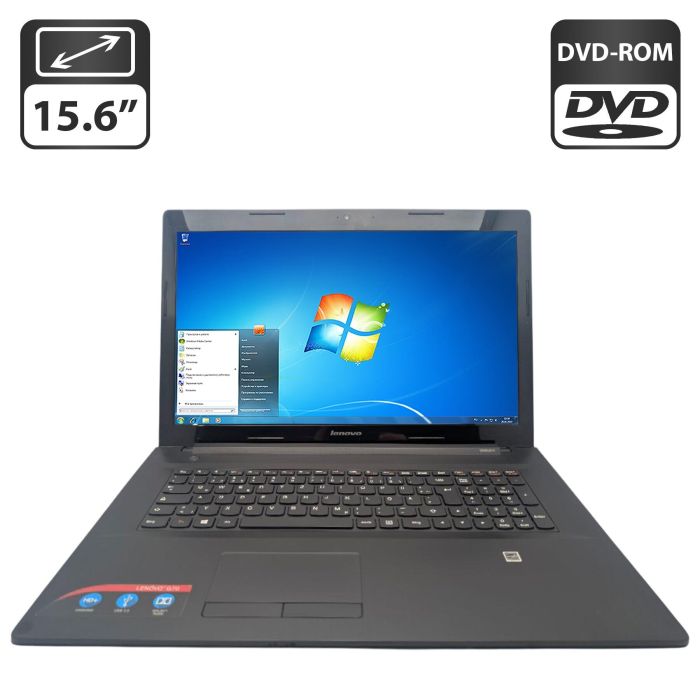 Ноутбук Lenovo G70-80 / 17.3" (1600x900) TN / Intel Pentium 3825U (2 (4) ядра по 1.9 GHz) / 6 GB DDR3 / 320 GB HDD / Intel HD Graphics / WebCam / DVD-ROM б/в - изображение 1