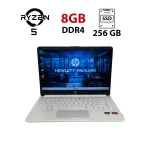 Ультрабук Б-клас HP 14s-fq1034no / 14" (1920x1080) IPS / AMD Ryzen 5 5500U (6 (12) ядер по 2.1 - 4.0 GHz) / 8 GB DDR4 / 256 GB SSD / AMD Radeon RX Vega 7 Graphics / WebCam б/в