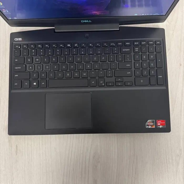 Ігровий ноутбук Б-класу Dell G5 5505 / 15,6" (1920x1080) IPS / AMD Ryzen 7 4800H (8 (16) ядер по 2.9 - 4.2 GHz) / 8 GB DDR4 / 256 GB SSD / AMD Radeon RX 5600M, 6 GB GDDR6, 192-bit / WebCam б/в - зображення 7