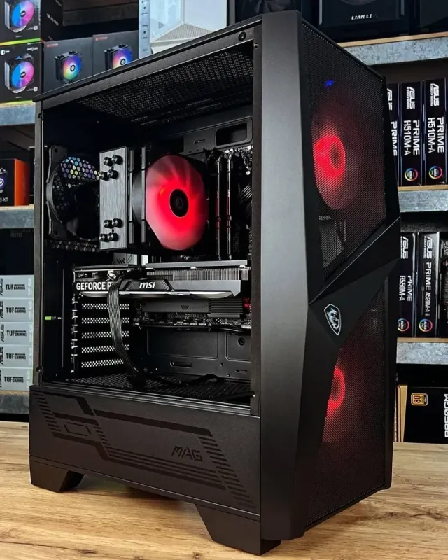 Збірка під замовлення: ігровий ПК MSI MAG Forge 100M Tower / AMD Ryzen 5 7500F (6 (12) ядер по 3.7 - 5.0 GHz) / 32 GB DDR5 / 1000 GB SSD M.2 / nVidia GeForce RTX 4060 Ti, 8 GB GDDR6, 128-bit / HDMI / 750W - зображення 6