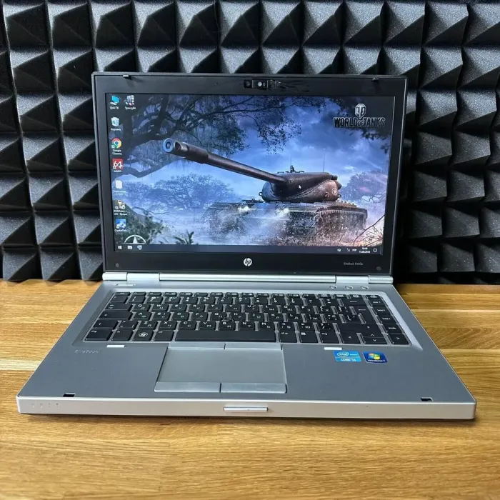 Ноутбук Б-клас HP EliteBook 8460p / 14" (1366x768) TN / Intel Core i5-2520M (2 (4) ядра по 2.5 - 3.2 GHz) / 8 GB DDR3 / 128 GB SSD / Intel HD Graphics 3000 / WebCam / DVD-ROM б/в - зображення 2