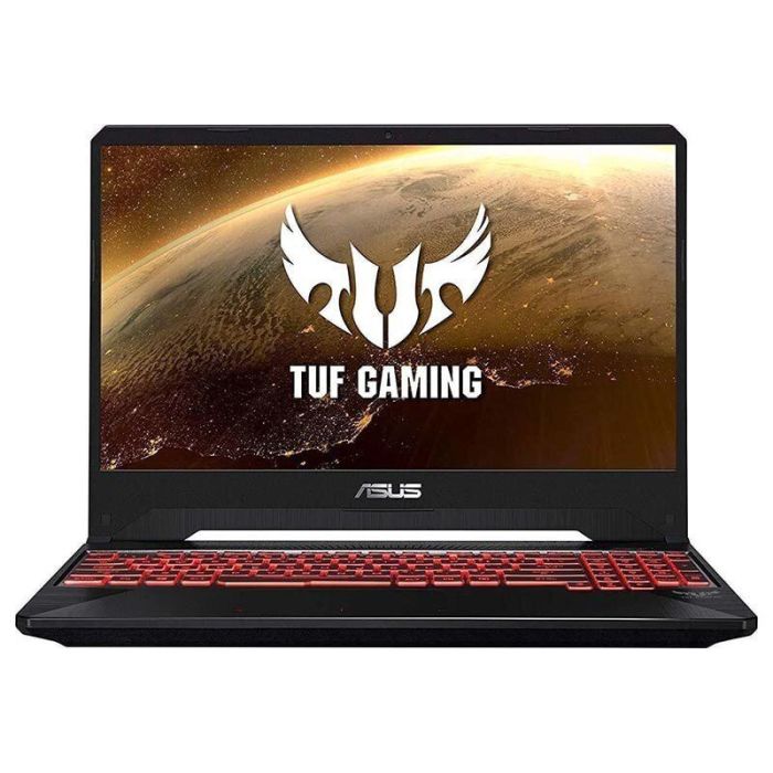 Ігровий ноутбук Asus TUF Gaming FX505GE-AL407T / 15.6" (1920x1080) IPS / Intel Core i5-8300H (4 (8) ядра по 2.3 - 4.0 GHz) / 16 GB DDR4 / 512 GB SSD / nVidia GeForce GTX 1050 Ti, 4 GB GDDR5, 128-bit / WebCam б/в - зображення 2