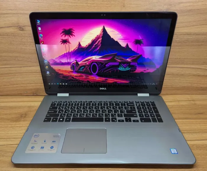 Ноутбук-трансформер Dell Inspiron 17 7773 / 17.3" (1920x1080) IPS Touch / Intel Core i7-8550U (4 (8) ядра по 1.8 - 4.0 GHz) / 8 GB DDR4 / 512 GB SSD / nVidia GeForce MX150, 2 GB GDDR5, 64-bit / WebCam / Windows 10 б/в - зображення 2