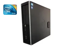 ПК HP Compaq 6000 Pro SFF / Intel Core 2 Quad Q9400 (4 ядра по 2.6 GHz) / 8 GB DDR3 / 240 GB SSD / Intel GMA Graphics 4500 / DVD-ROM б/в