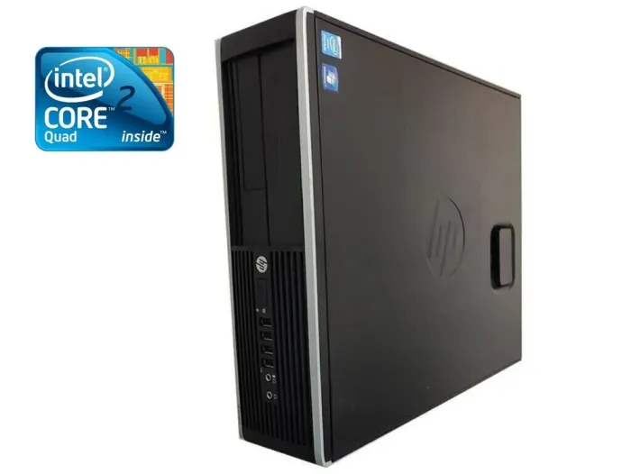 ПК HP Compaq 6000 Pro SFF / Intel Core 2 Quad Q9400 (4 ядра по 2.6 GHz) / 8 GB DDR3 / 240 GB SSD / Intel GMA Graphics 4500 / DVD-ROM б/в - зображення 1