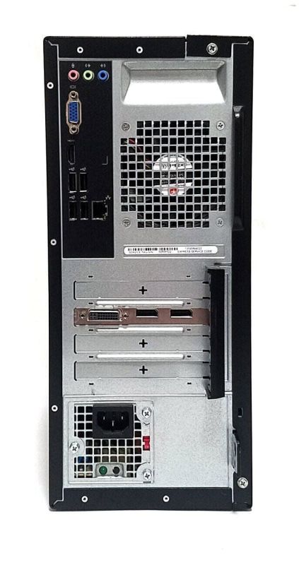 Ігровий ПК Dell Inspirion 3668 Tower / Intel Core i3-7100 (2 (4) ядра по 3,9 ГГц) / 16 ГБ DDR4 / 256 ГБ SSD / AMD Radeon R9 350, 2 ГБ GDDR5, 128-біт / Wi-Fi+Bluetooth / DVD / Win 10 Home Lic б/в - зображення 3