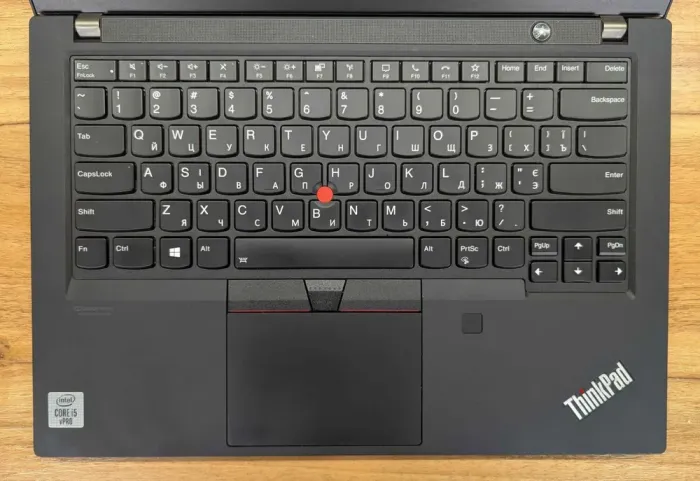 Ультрабук Lenovo ThinkPad T14 Gen 1 / 14" (1920x1080) IPS / Intel Core i5-10310U (4 (8) ядра по 1.7 - 4.4 GHz) / 16 GB DDR4 / 512 GB SSD / Intel UHD Graphics / WebCam / TouchID / Windows 11 б/в - зображення 3