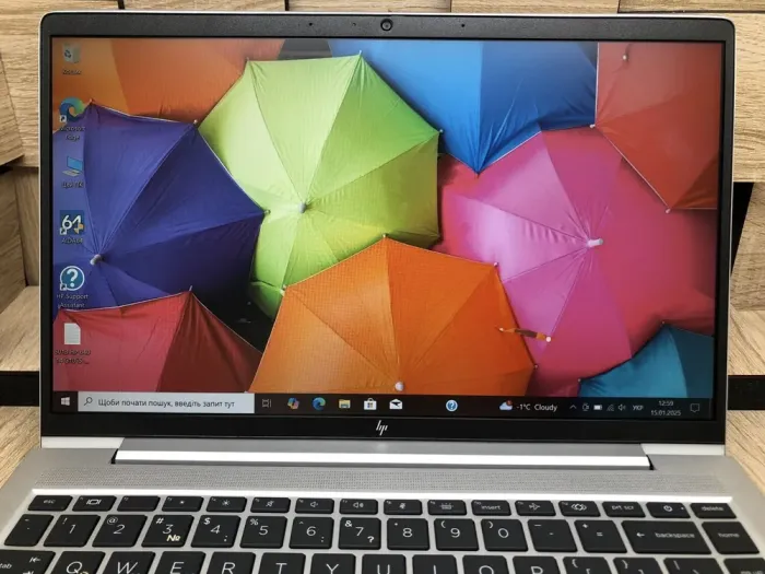 Ноутбук Б-клас HP EliteBook 640 G10 / 14" (1920x1080) IPS / Intel Core i5-1345U (10 (12) ядер по 1.2 - 4.7 GHz) / 16 GB DDR4 / 256 GB SSD M.2 / Intel Iris Xe Graphics / WebCam / USB4 / HDMI б/в - зображення 3