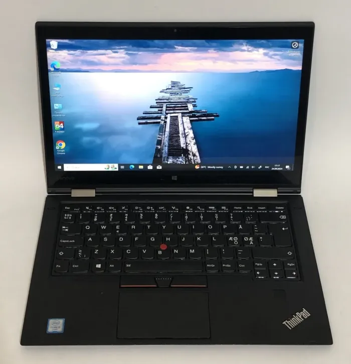 Ультрабук-трансформер Б-клас Lenovo ThinkPad X1 Yoga G1 / 14" (2560x1440) IPS Touch / Intel Core i5-6300U (2 (4) ядра по 2.4 - 3.0 GHz) / 8 GB DDR3 / 256 GB SSD / Intel UHD Graphics 520 / WebCam / Win 10 Pro б/в - зображення 2