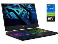 Ігровий ноутбук Б-клас Acer Predator Helios 300 PH315-55 / 15.6" (1920x1080) IPS / Intel Core i7-12700H (14 (20) ядер по 3.5 - 4.7 GHz) / 16 GB DDR5 / 512 GB SSD NVMe / nVidia GeForce RTX 3060, 6 GB GDDR6, 192-bit / WebCam б/в