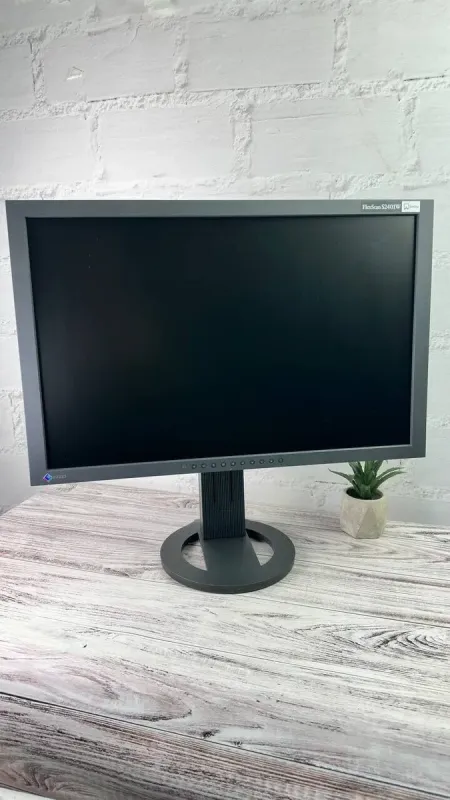 Монітор EIZO FlexScan S2401W / 24" (1920x1200) TN / DVI, VGA, Audio / вбудовані колонки 2х 0.5W б/в - зображення 2