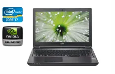 Мобільна робоча станція Б-клас Fujitsu Celsius H780 / 15.6" (1920x1080) IPS / Intel Core i7-8750H (6 (12) ядер по 2.2 - 4.1 GHz) / 16 GB DDR4 / 512 GB SSD / nVidia Quadro P600, 4 GB GDDR5, 128-bit / USB Type-C / HDMI / WebCam б/в