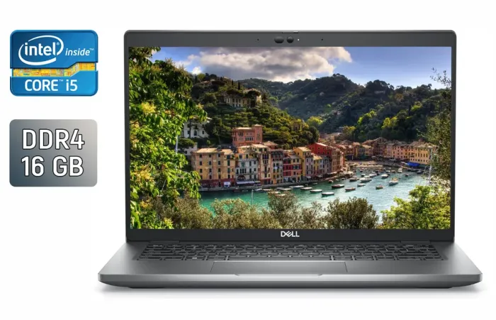 Ультрабук Б-клас Dell Latitude 5430 / 14" (1920x1080) IPS / Intel Core i5-1235U (10 (12) ядер по 3.3 - 4.4 GHz) / 16 GB DDR4 / 256 GB SSD / Intel Iris Xe Graphics / WebCam / HDMI б/в - зображення 1