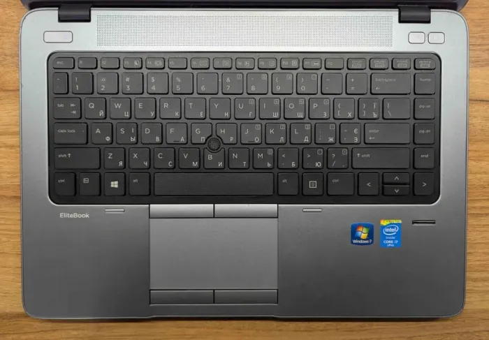 Ноутбук HP EliteBook 840 G1 / 14" (1600x900) TN / Intel Core i7-4600U (2 (4) ядра по 2.1 - 3.3 GHz) / 8 GB DDR3 / 240 GB SSD / Intel HD Graphics 4400 / WebCam / Fingerprint / Windows 10 б/в - зображення 3