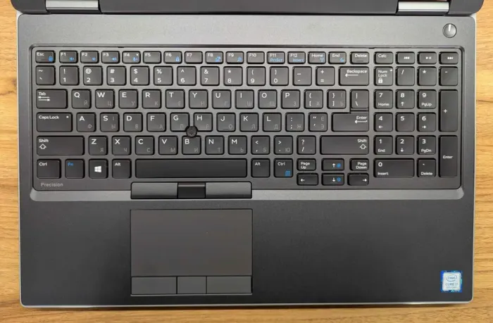 Мобільна робоча станція Dell Precision 7540 / 15.6" (1920x1080) IPS / Intel Core i7-9750H (6 (12) ядер по 2.6 - 4.5 GHz) / 32 GB DDR4 / 512 GB SSD / nVidia Quadro RTX 3000, 6 GB GDDR6, 192-bit / WebCam / Windows 10 б/в - зображення 3