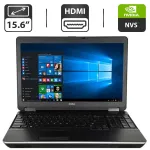 Ноутбук Б-клас Dell Latitude E6520 / 15.6" (1366x768) TN / Intel Core i5-2410M (2 (4) ядра по 2.3 - 2.9 GHz) / 4 GB DDR3 / 500 GB HDD / nVidia NVS 4200M, 1 GB GDDR3, 64-bit / HDMI б/в