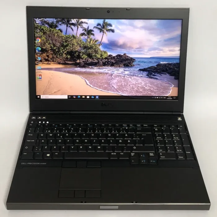 Мобільна робоча станція Б-класу Dell Precision M4800 / 15.6" (1920x1080) TN / Intel Core i7-4800MQ (4 (8) ядра по 2,7 - 3,7 ГГц) / 16 ГБ DDR3 / 256 ГБ SSD / nVidia Quadro K1100M, 2 ГБ GDDR5, 128-біт / WebCam / DVD-ROM б/в - зображення 2