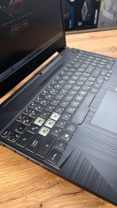 Ігровий ноутбук Asus TUF Gaming F15 FX506LH / 15.6" (1920x1080) IPS / Intel Core i5-10300H (4 (8) ядра по 2.5 - 4.5 GHz) / 32 GB DDR4 / 1000 GB SSD / nVidia GeForce GTX 1650, 4 GB GDDR5, 128-bit / WebCam б/в - зображення 5