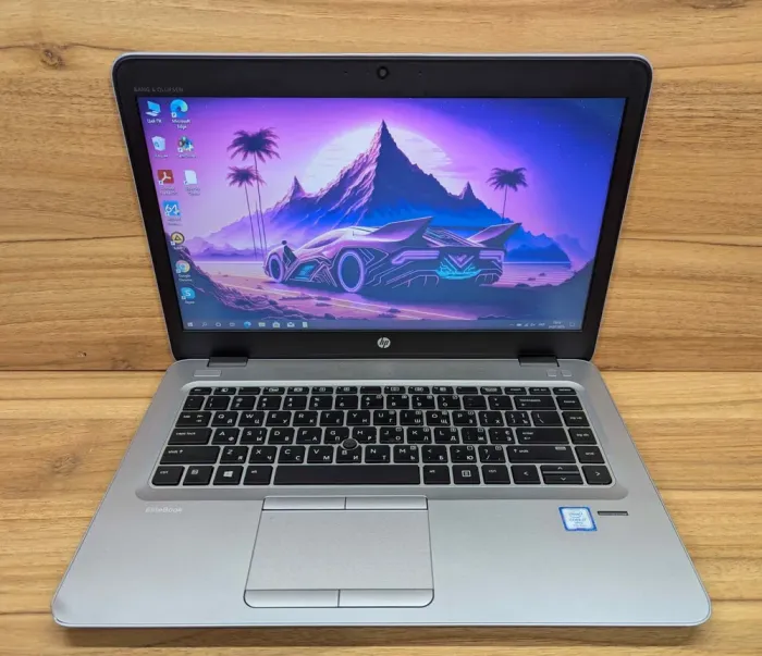 Ультрабук Б-клас HP EliteBook 840 G4 / 14" (1366x768) TN / Intel Core i7-7600U (2 (4) ядра по 2.8 - 3.9 GHz) / 8 GB DDR4 / 240 GB SSD / Intel HD Graphics 620 / WebCam / Fingerprint / Windows 10 б/в - зображення 2