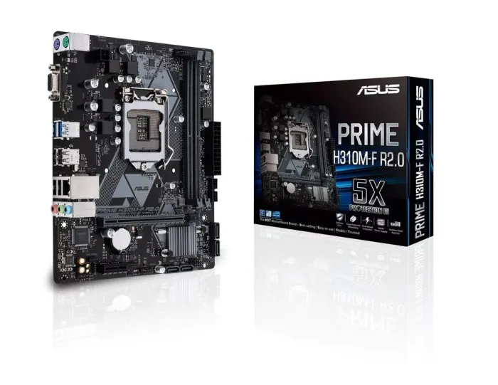 Материнська плата Asus Prime H310M-F R2.0 / Socket LGA1151 / USB 3.1 - зображення 3