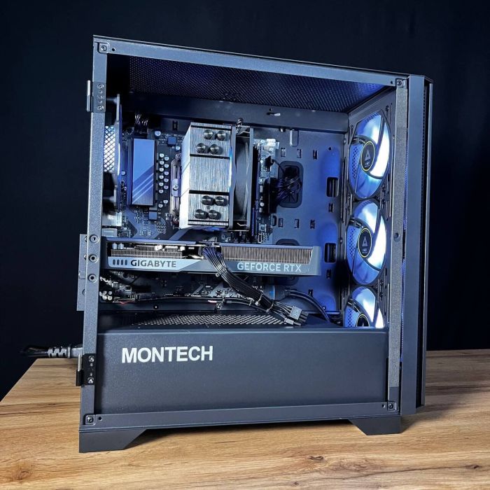 Збірка на замовлення: ігровий ПК Montech Air 100 ARGB Black Tower / AMD Ryzen 5 7500F (6 (12) ядер по 3,7 - 5,0 ГГц) / 32 ГБ DDR5 / 1000 ГБ SSD M.2 / nVidia GeForce RTX 5060 Ti, 16 ГБ GDDR7, 128-bit / 650W - зображення 6