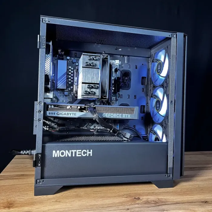Збірка на замовлення: ігровий ПК Montech Air 100 ARGB Black Tower / AMD Ryzen 5 7500F (6 (12) ядер по 3,7 - 5,0 ГГц) / 32 ГБ DDR5 / 1000 ГБ SSD M.2 / nVidia GeForce RTX 5060 Ti, 16 ГБ GDDR7, 128-bit / 650W - зображення 6
