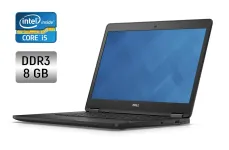 Ноутбук Dell Latitude E5470 / 14" (1366x768) TN / Intel Core i5-6300U (2 (4) ядра по 2.4 - 3.0 GHz) / 8 GB DDR4 / 256 GB SSD / Intel HD Graphics 520 / WebCam / Windows 10 б/в