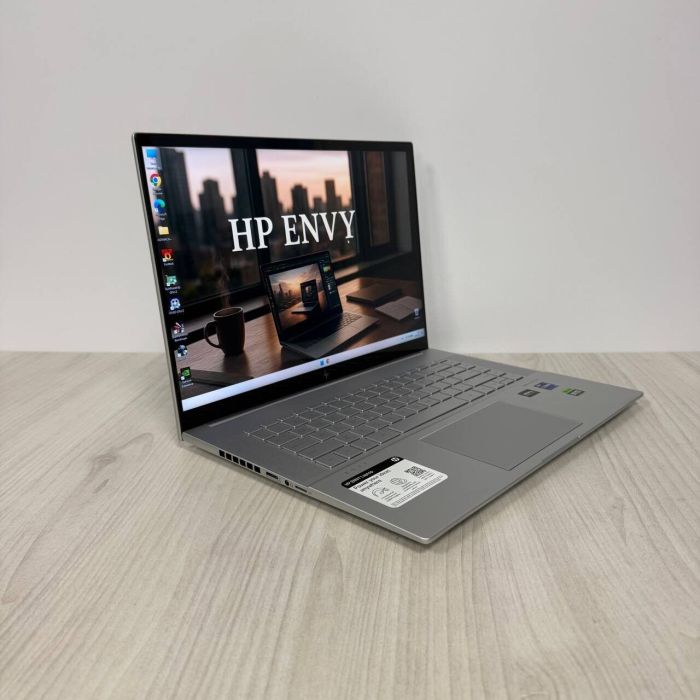 Ігровий ультрабук Б-класу HP Envy 16-h1001nr / 16" (2560x1600) IPS Touch / Intel Core i9-13900H (14 (20) ядер по 2,6 - 5,4 ГГц) / 32 ГБ DDR5 / 1000 ГБ SSD NVMe / nVidia GeForce RTX 4060, 8 ГБ GDDR6, 128-bit / WebCam б/в - зображення 4