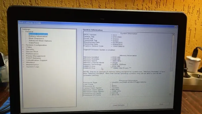 Нетбук Dell Latitude E7240 / 12.5" (1366x768) TN / Intel Core i5-4310U (2 (4) ядра по 2.0 - 3.0 GHz) / 8 GB DDR3 / 128 GB SSD / Intel HD Graphics 4400 / WebCam / Windows 10 б/в - зображення 13