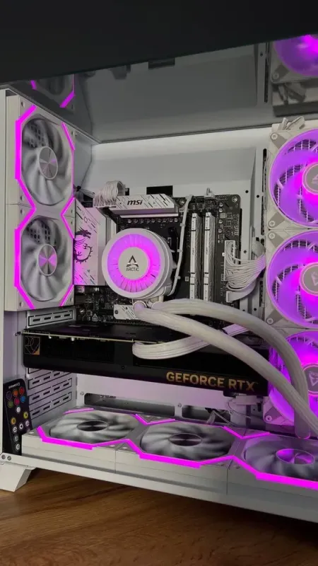 Збірка під замовлення: новий комп'ютер GameMax Infinity Pro White Tower / AMD Ryzen 7 7700 (8 (12) ядер по 3.8 - 5.3 GHz) / 32 GB DDR5 / 500 GB SSD M.2 + 1000 GB SSD M.2 / nVidia GeForce RTX 4070 Super, 12 GB GDDR6X, 192-bit / 750W б/в - зображення 5