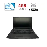 Ноутбук Terra Mobile 1512 / 15.6" (1366x768) TN / Intel Celeron 1037U (2 ядра по 1.8 GHz) / 4 GB DDR3 / 250 GB HDD / Intel HD Graphics 2500 / WebCam / АКБ не тримає б/в