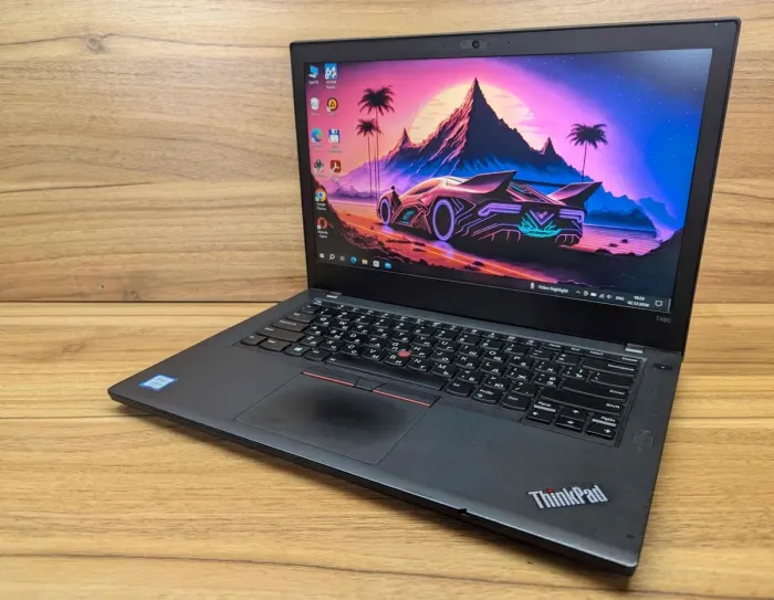 Ноутбук Б-клас Lenovo ThinkPad T480 / 14" (1920x1080) IPS / Intel Core i5-8250U (4 (8) ядра по 1.6 - 3.4 GHz) / 12 GB DDR4 / 512 GB SSD / Intel UHD Graphics 620 / WebCam / TouchID / Windows 10 б/в - зображення 6