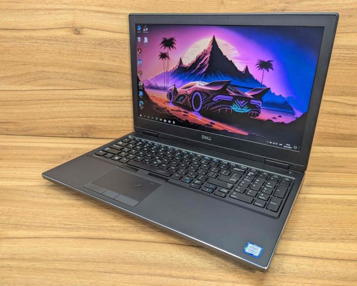 Мобільна робоча станція Dell Precision 7530 / 15,6" (1920x1080) IPS / Intel Core i7-8850H (6 (12) ядер по 2,6 - 4,3 ГГц) / 32 ГБ DDR4 / 500 ГБ SSD / AMD Radeon Pro WX 4150, 4 ГБ GDDR5, 128-біт / HDMI / Windows 10 б/в - зображення 5