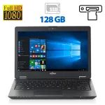 Нетбук Fujitsu LifeBook U727 / 12.5" (1920x1080) IPS / Intel Core i5-7200U (2 (4) ядра по 2.5 - 3.1 GHz) / 8 GB DDR4 / 128 GB SSD / Intel HD Graphics 620 / WebCam / VGA / Windows 10 Pro б/в