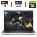 Ігровий ноутбук Dell G3 3590 / 15.6" (1920x1080) IPS / Intel Core i5-9300H (4 (8) ядра по 2.4 - 4.1 GHz) / 16 GB DDR4 / 512 GB SSD M.2 / nVidia GeForce GTX 1660 Ti Max-Q, 6 GB GDDR6, 192-bit / WebCam б/в
