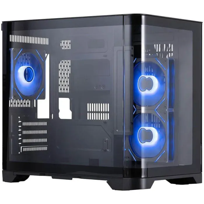 Ігровий ПК Monstr AUV5-BK-2FC7R-1FC7 Black Tower / AMD Ryzen 5 8400F (6 (12) ядер по 4,2 - 4,7 ГГц) / 16 ГБ DDR5 / 960 ГБ SSD / nVidia GeForce RTX 5070, 12 ГБ GDDR7, 192-bit - зображення 2