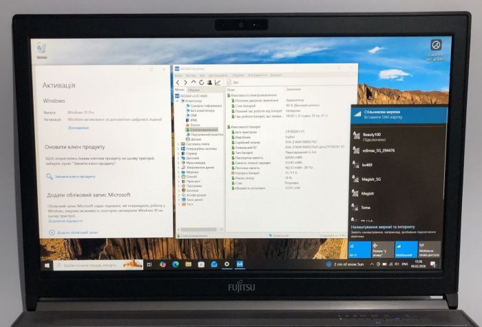 Ноутбук Б-клас Fujitsu LifeBook E753 / 15.6" (1920x1080) IPS / Intel Core i7-3632QM (4 (8) ядра по 2.2 - 3.2 GHz) / 8 GB DDR3 / 256 GB SSD / Intel HD Graphics 4000 / WebCam / DVD-ROM / Win 10 Pro б/в - зображення 10
