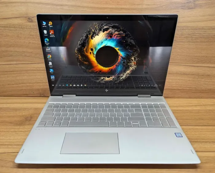 Ноутбук-трансформер Б-клас HP ENVY x360m 15m-bp011dx / 15.6" (1920x1080) IPS Touch / Intel Core i7-7500U (2 (4) ядра по 2.7 - 3.5 GHz) / 16 GB DDR4 / 480 GB SSD / Intel HD Graphics 620 / WebCam / Windows 10 б/в - зображення 2