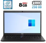 Ноутбук Б-класс Dell Latitude 7480 / 14" IPS Touch / Intel Core i5-7300U (2(4) ядра по 2.6-3.5 GHz) / 8GB DDR4 / 256GB SSD M.2 / HD Graphics 620 / WebCam / HDMI б/в
