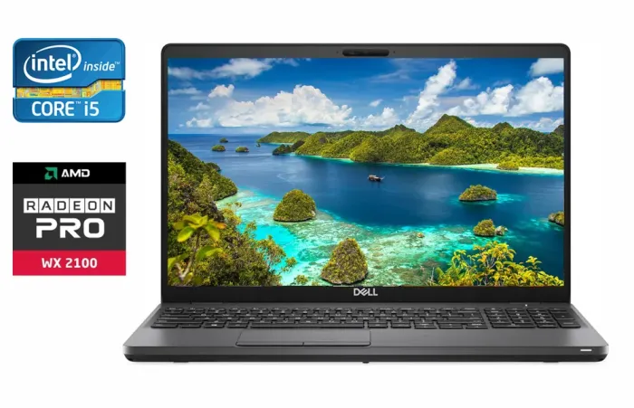 Ноутбук Б-клас Dell Precision 3540 / 15.6" (1920x1080) IPS / Intel Core i5-8365U (4 (8) ядра по 1.6 - 4.1 GHz) / 16 GB DDR4 / 256 GB SSD / AMD Radeon Pro WX 2100, 2 GB GDDR5, 64-bit / WebCam / HDMI / Windows 10 б/в - зображення 1