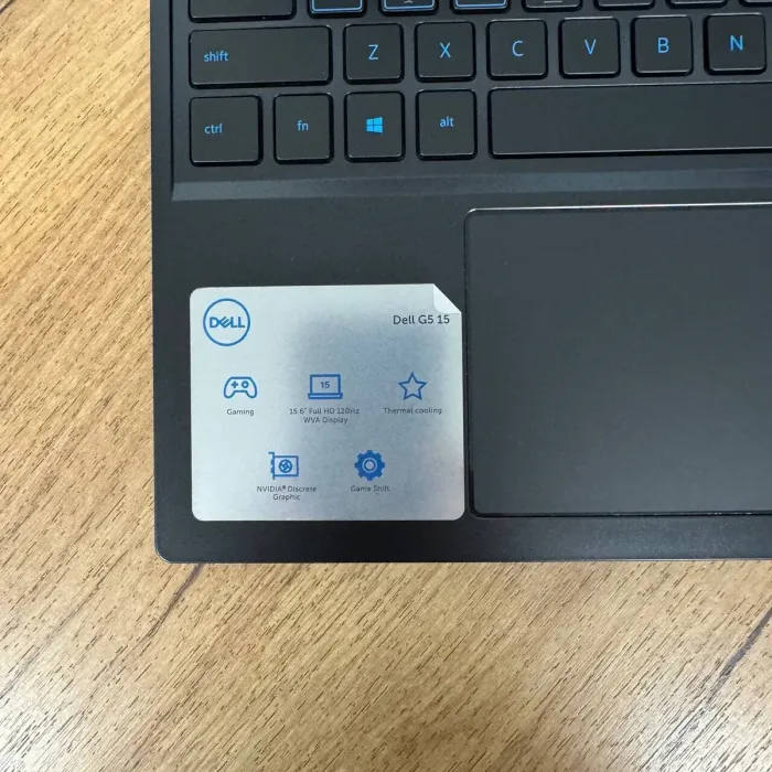 Ігровий ноутбук Б-клас Dell G5 5500 / 15.6" (1920x1080) IPS / Intel Core i5-10300H (4 (8) ядра по 2.5 - 4.5 GHz) / 8 GB DDR4 / 256 GB SSD / nVidia GeForce GTX 1650 Ti, 4 GB GDDR6, 128-bit / WebCam б/в - зображення 8