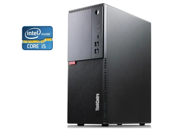 ПК Lenovo ThinkCentre M720T Tower / Intel Core i5-8400 (6 ядер по 2.8 - 4.0 GHz) / 16 GB DDR4 / 120 GB SSD / Intel HD Graphics 630 б/в - зображення 1